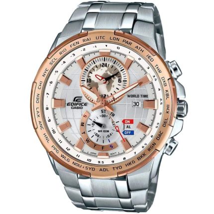 ساعة معدن رجالي فضى كاسيو اديفيس EFR-550D-7AV